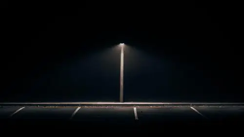 极简主义,黑色背景,摄影,街,灯具,停车场,黑暗,骑士壁纸