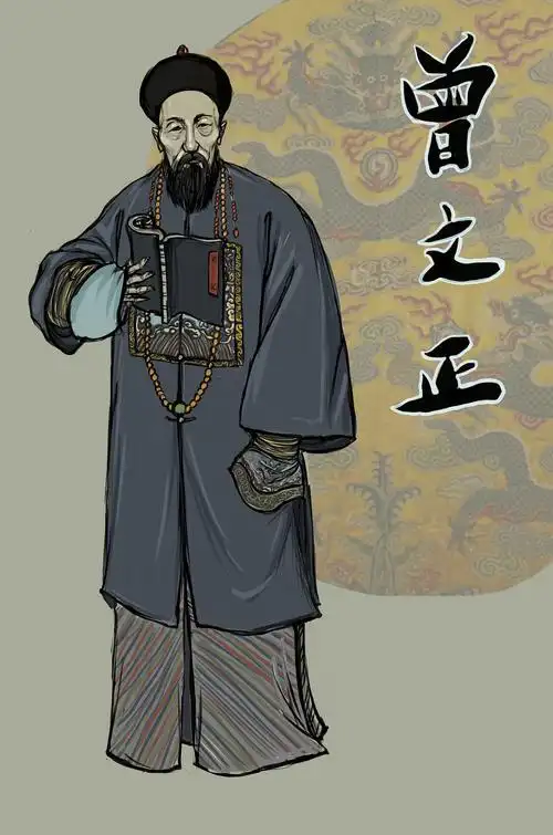 晚清王公大臣_中国传统武将绘本-站酷zcool