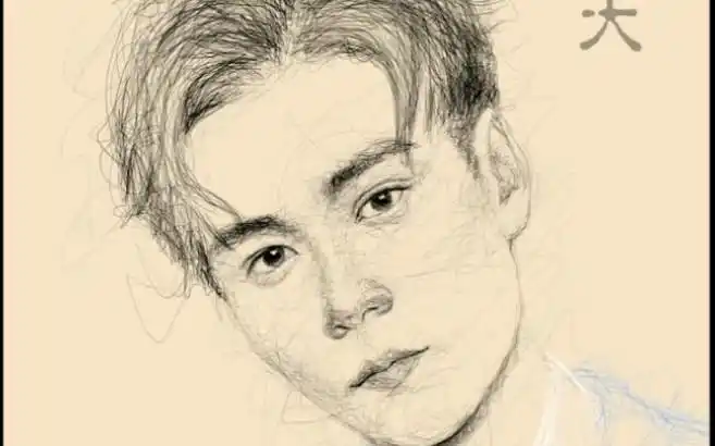 圆珠笔速涂#胡一天