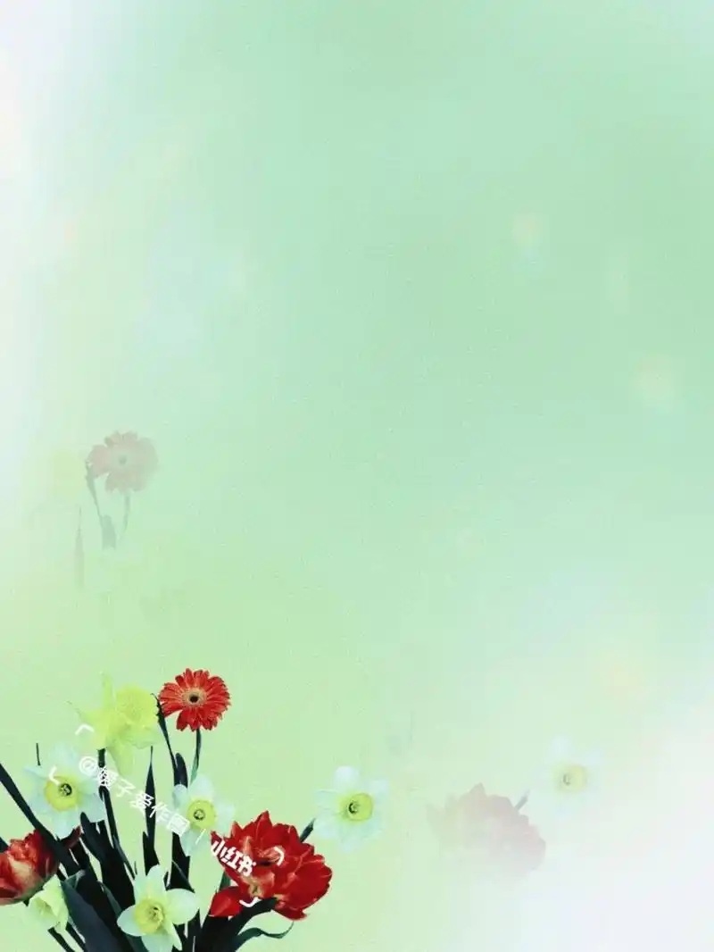 绿色护眼简约渐变背景图|文案书单底图模板 可用作朋友圈背景图,海报