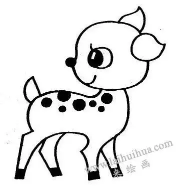 小鹿怎么画简笔画 小鹿怎么画简笔画简单漂亮