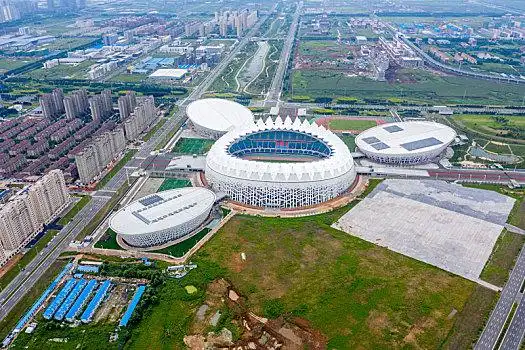 俯瞰运动场,鸟瞰体育馆