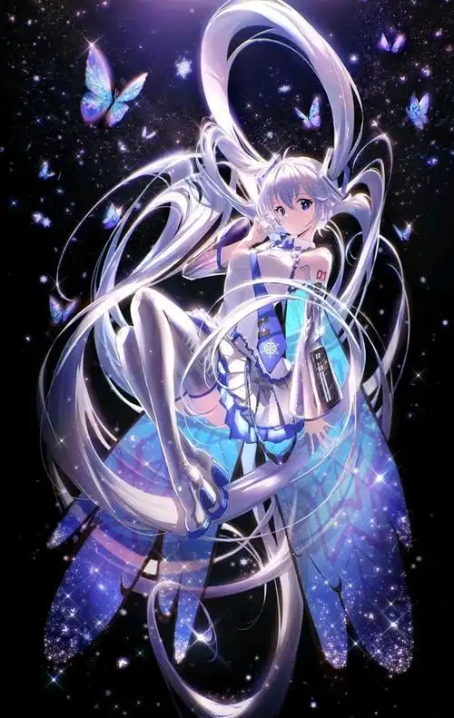 梦幻少女头像动漫二次元 粉系少女头像动漫-图片大观-奇异网