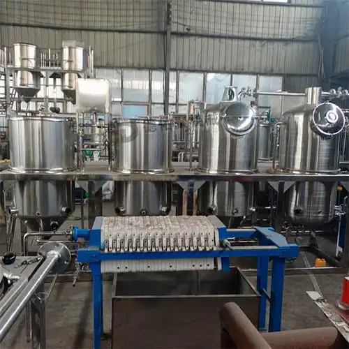 德佑聚山茶籽油成套设备 核桃油精炼加工机器 胡麻籽榨油精炼机500