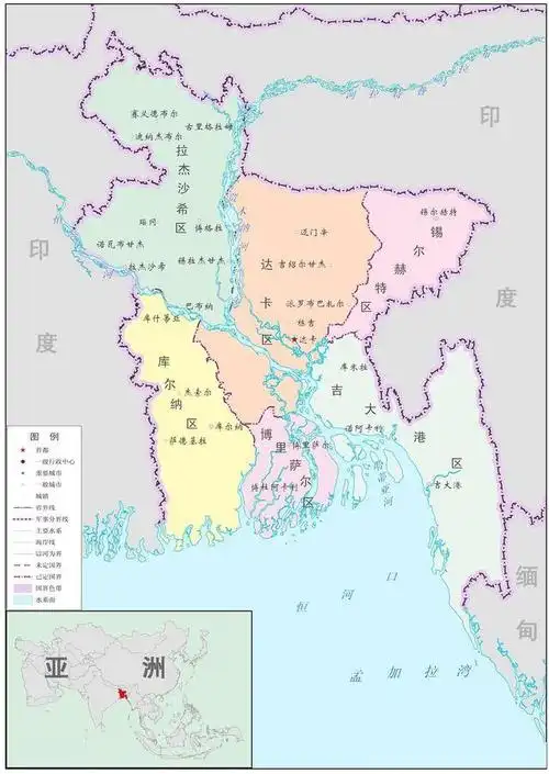 "千河之国"孟加拉国:世界上河流最稠密的国家,人口众多超1亿