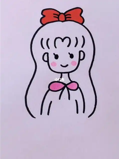 小女孩简笔画漂亮可爱小女孩简笔画漂亮可爱丸子头