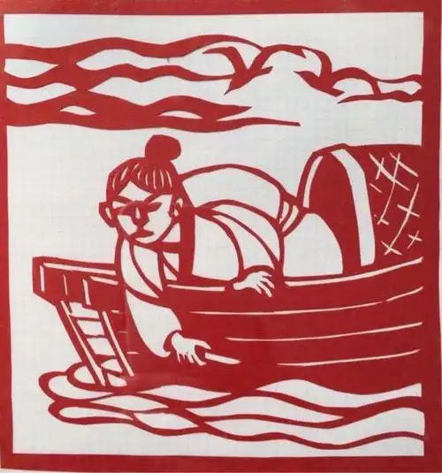 简单的寓言故事剪纸图片