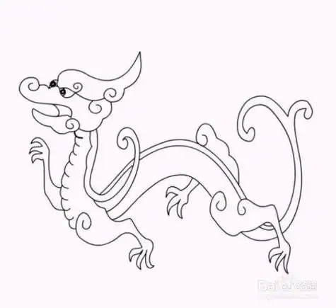 龙简笔画画法龙的简笔画怎么画龙的简笔画图片大全龙怎么画龙简笔画