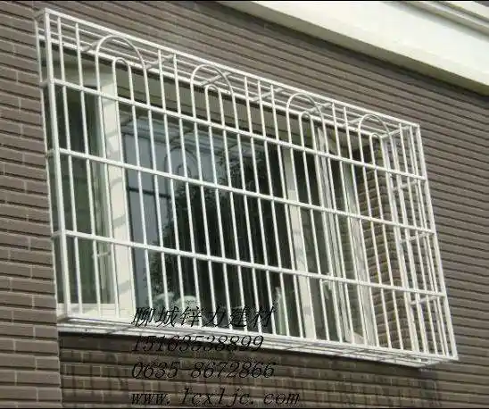 锌合金防护窗(镀锌窗户防护网)