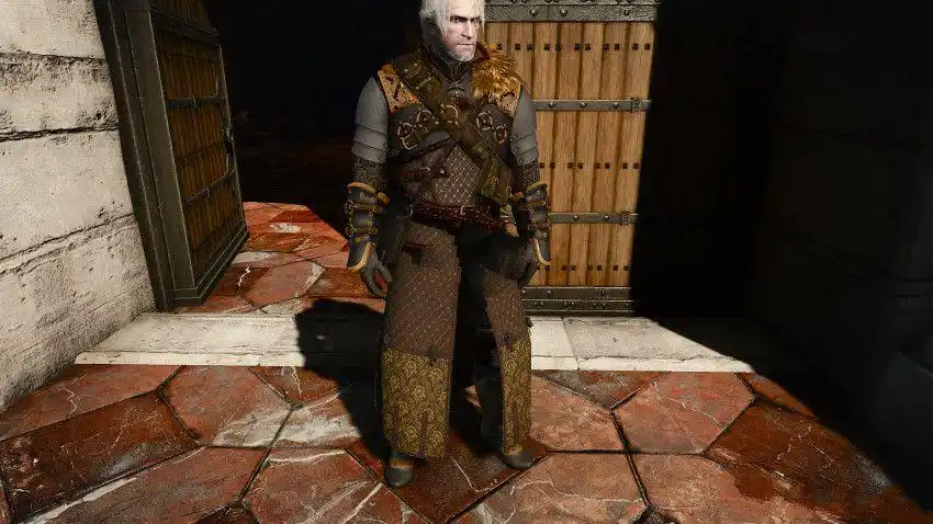 巫师3狂猎金色极品熊套服装mod