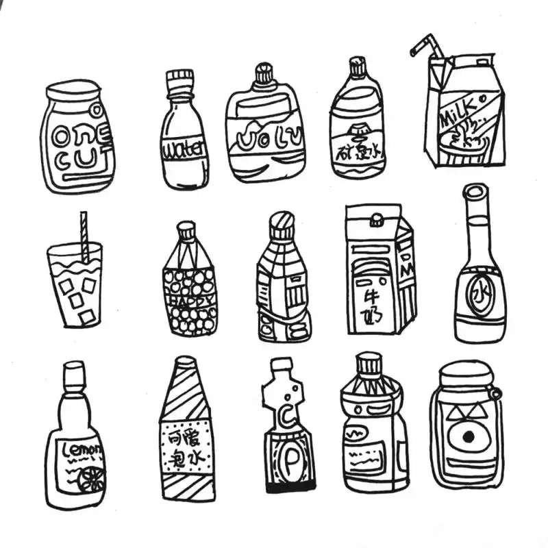 简笔画之饮料