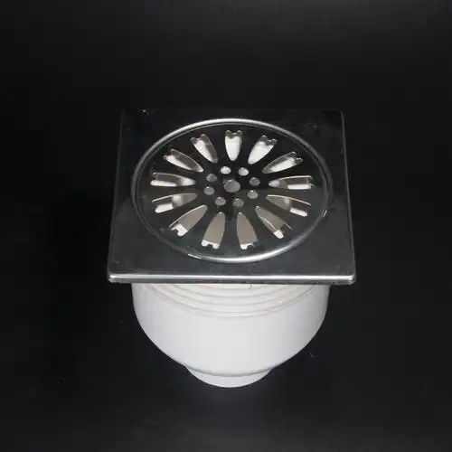 pvc防干涸地漏不锈钢带检查口高水封防臭昌盛塑胶厂价批发直销