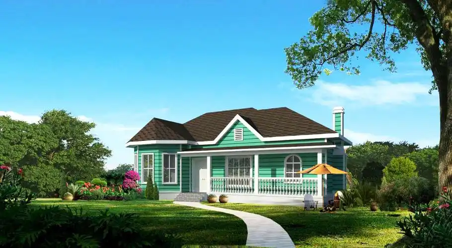 > 简介:怀化1层轻钢结构别墅首选怀化轻钢美宅,新农村自建房轻钢房屋