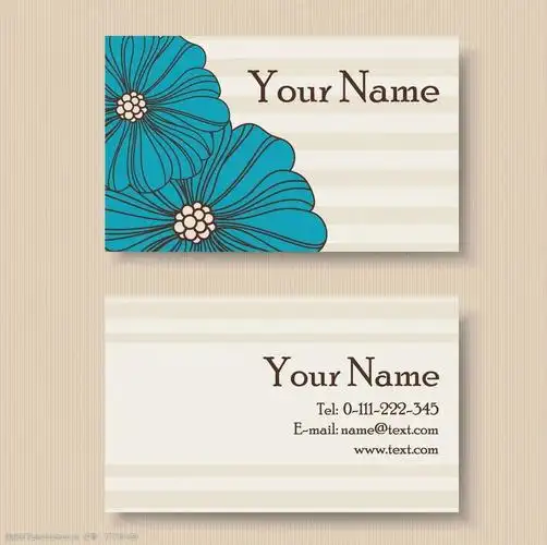 个性个人名片设计图片