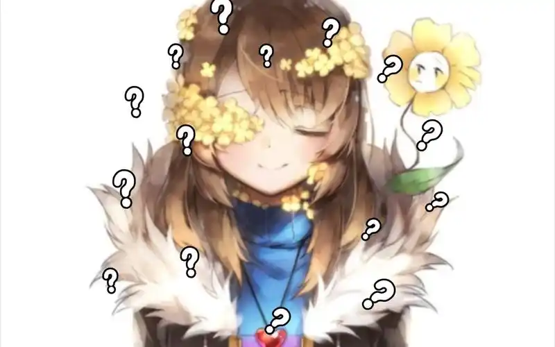 【传说之下】【繁花落尽】frisk美图_哔哩哔哩bilibili_传说之下_游戏