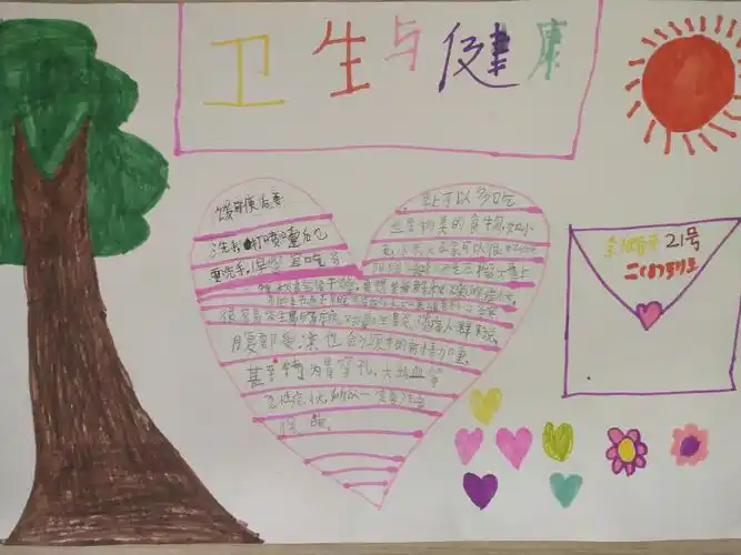 "卫生与健康"手抄报展示