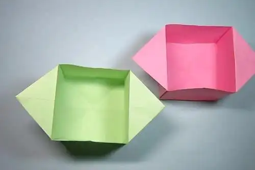 视频一张长方形纸折出的漂亮收纳盒简单的折纸盒子diy手工制作