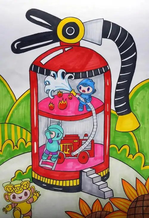 第四届全市少年儿童消防安全主题绘画比赛结果公布!