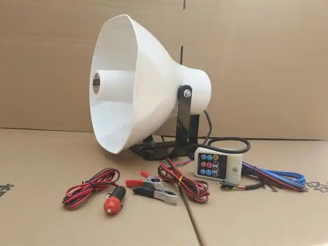 天马汽车顶 车载喊话器宣传套餐高音喇叭广播50w大功率扩音扬声器 白