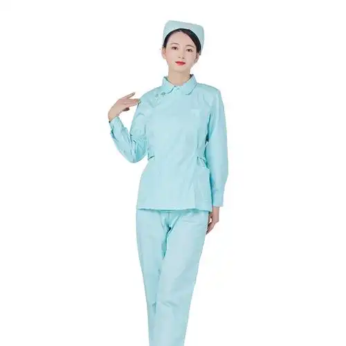 护士服长袖短袖家政月嫂护工服圆偏襟领医院医生制服定制分体套装