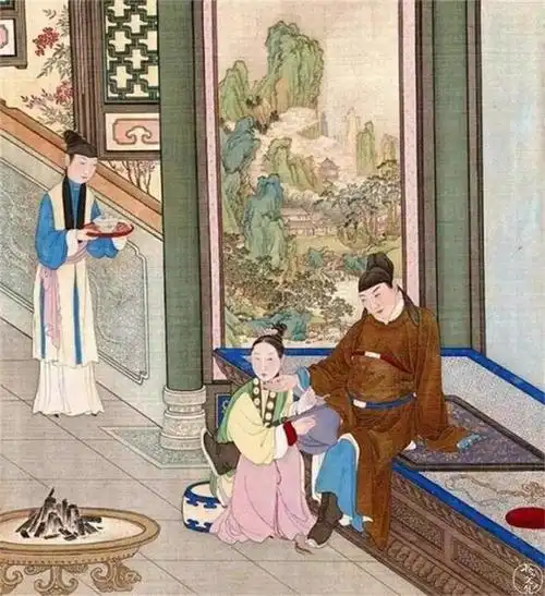 《熙陵幸小周后图》,《尝后图》——"春宫图"背后的国仇家恨_网易订阅