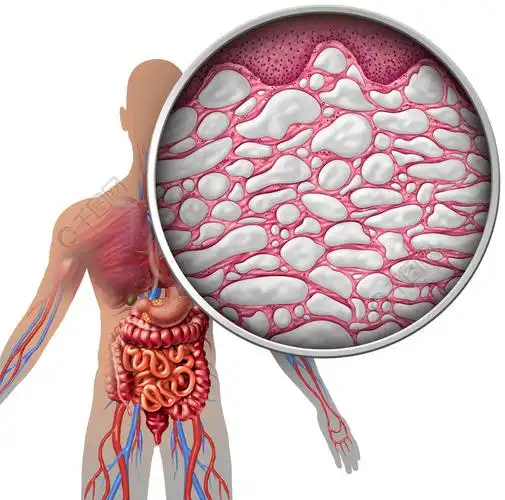 与器官概念的间质人体解剖学作为与比较的结缔组织与比较充满流体作为