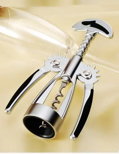 海豚恋人不锈钢锌合金红酒开瓶器葡萄酒起子启瓶器省力家用酒启_7折