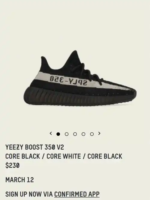 yeezyboost350v2奥利奥配色