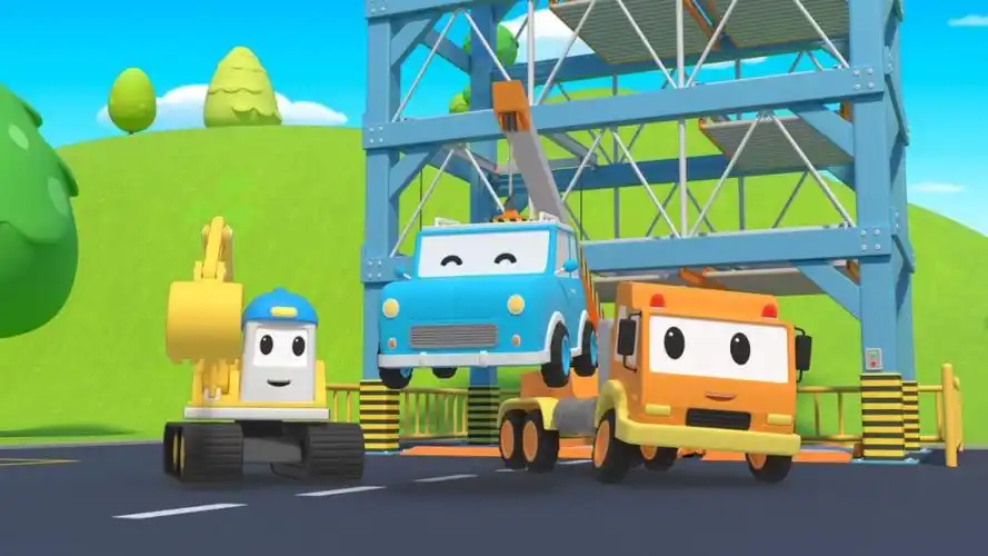 工程车城镇救援队 每时每刻,出发救援