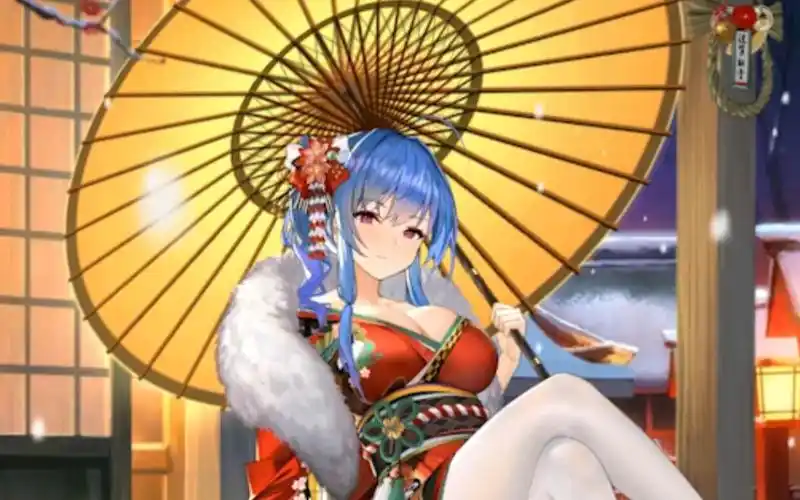 碧蓝航线【圣路易斯】和服live2d鉴赏