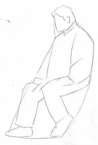 简笔画人物侧面简笔画全身人侧面简笔画图片女孩侧面简笔画全身教学