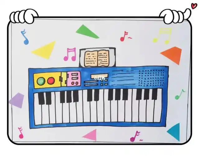 是简单又出效果的电子琴呀