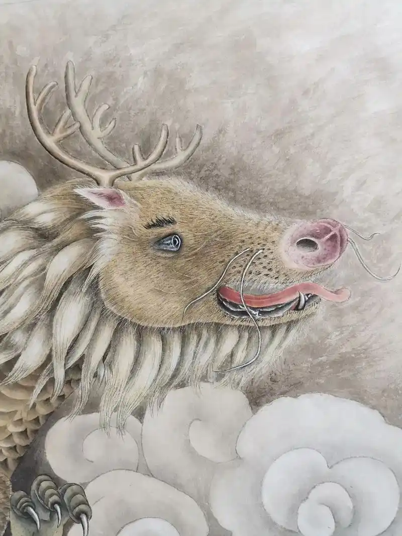 十二生肖～龙 #工笔画 #国画艺术  - 抖音