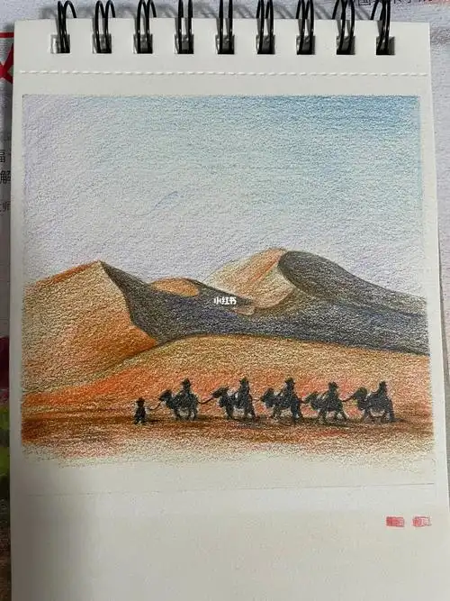 百日绘画挑战8沙漠