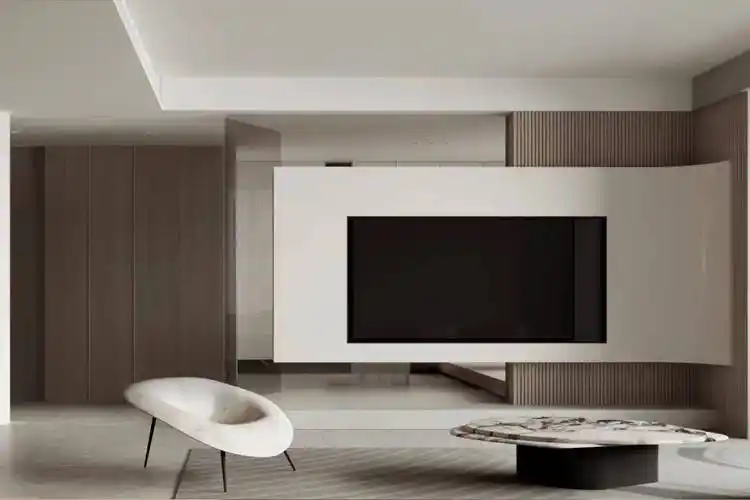 悬空背景墙,该怎么设计?_焊接_电视_内容