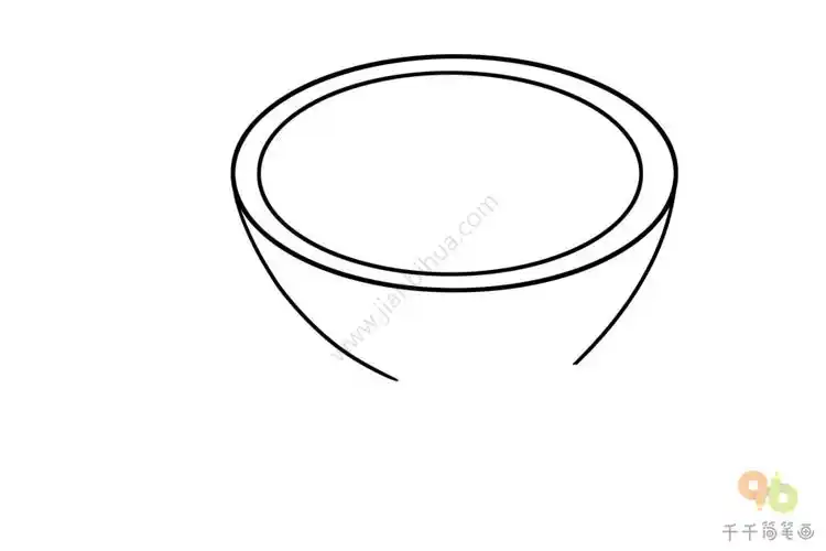 广东美食双皮奶简笔画