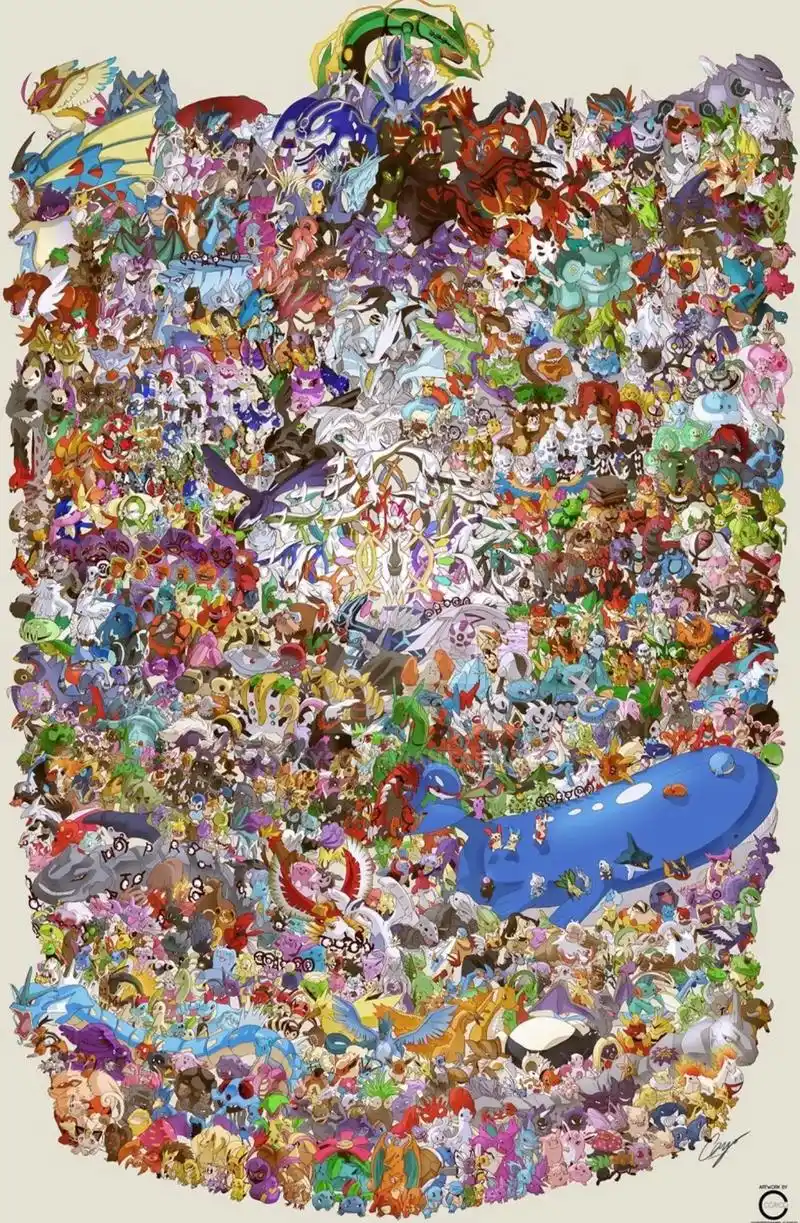 宝可梦全图鉴.带上图鉴去收集你的宝可梦吧#宝可梦 #口袋妖怪 - 抖音