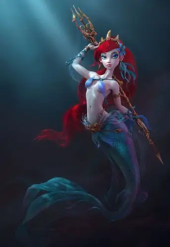 美人鱼_小妹may作品_角色/人物/生物_cg模型网