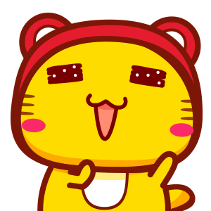 可爱哈咪猫小红帽表情～你好
