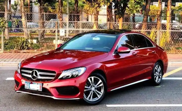 广州二手奔驰c级 2016 款 c 200 l 运动型 红色 - 小猪二手车