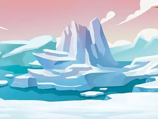 冰川场景-临摹插画-创作习作1年前猫头鹰插画-创作习作1年前昆虫系列