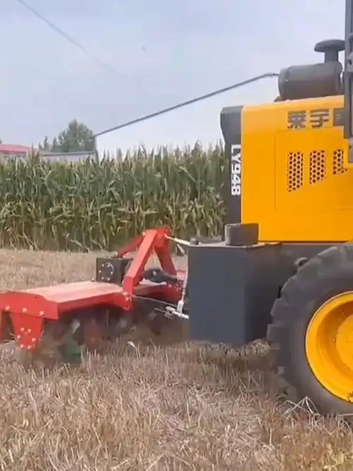 这种小型装载机改装的旋耕机怎么改装?有知道的没?