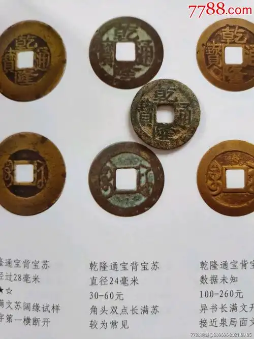 乾隆通宝长满苏_价格20元_第1张_7788收藏__收藏热线