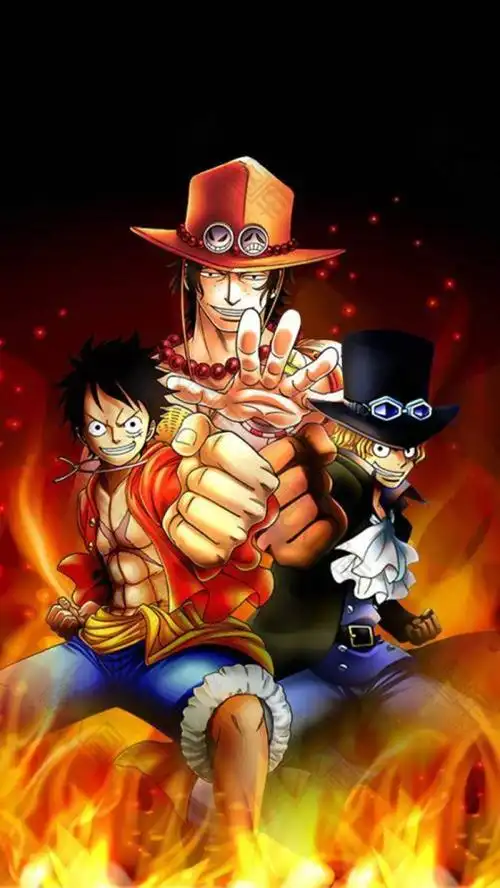 海贼王路飞三兄弟高清图片素材