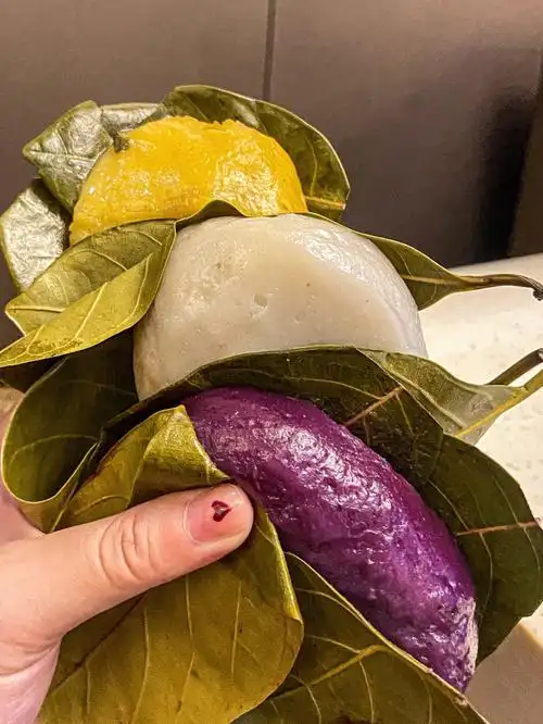 湛江美食糯叽叽的田艾饼