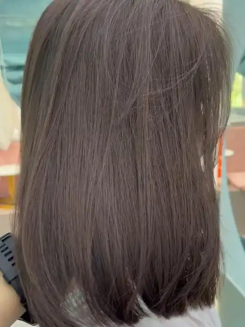 焦作染发冷茶色 掉色也好看的发色深色系天花板 质感发色不发黄超级