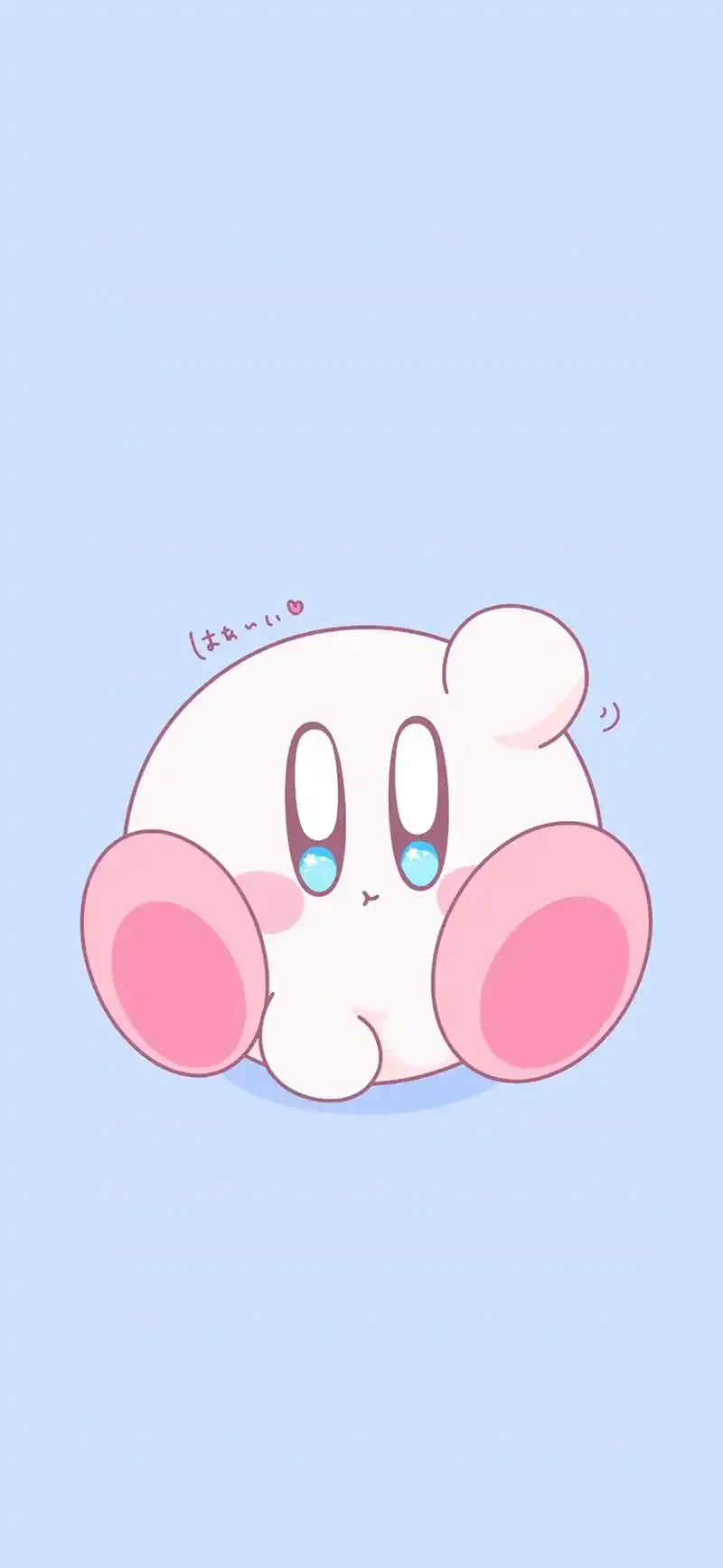 藏不住的可爱,活捉一只粉胖子星之卡比 #少女心壁纸 #可爱壁 - 抖音