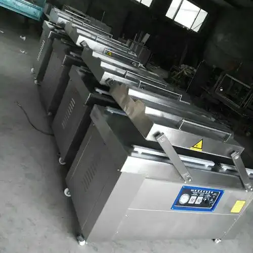 鼎鸿牌800型香肠真空包装机 双室真空包装机 熟食真空包装机