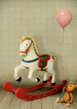 趣味可爱小木马高清图片下载