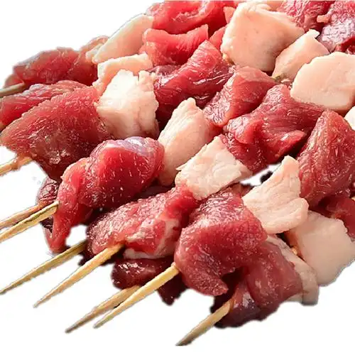 维桑 新鲜羊肉串 山羊肉烤串 20g*60串 羊肉筋串 小金烤肉烧烤食材